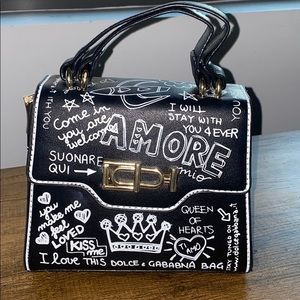 Graffiti Satchel Purse
